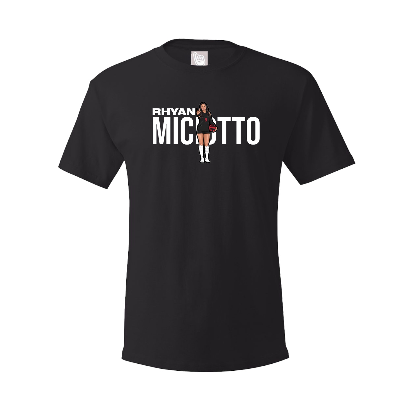 Tee — Player Name in Black