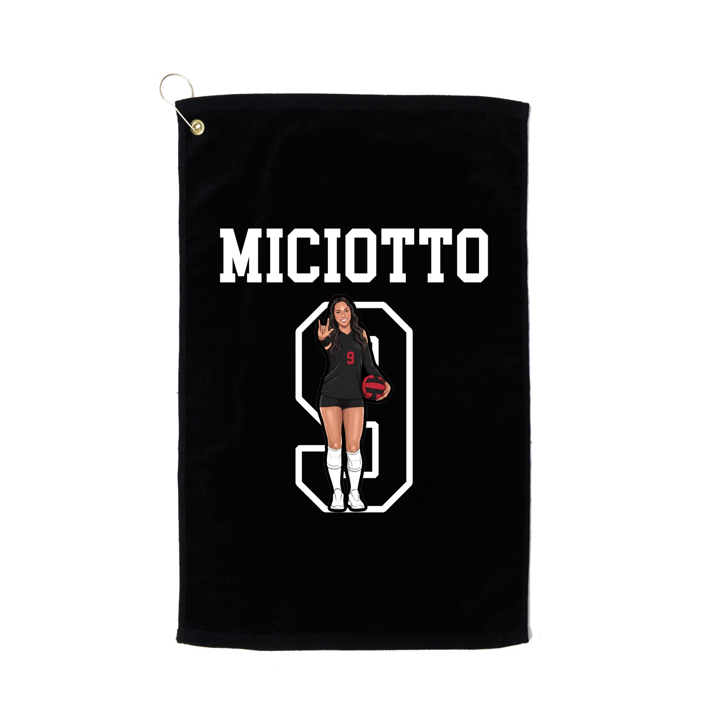Golf Towel — Shirsey in Black