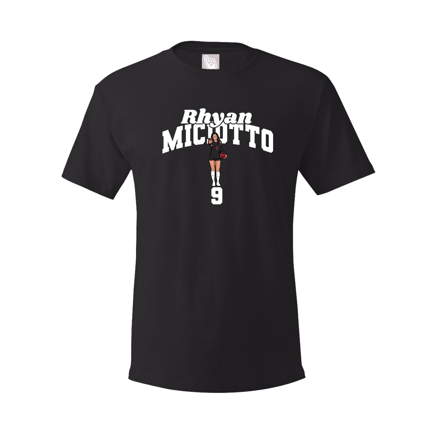 Youth Tee — Signature Arch in Black