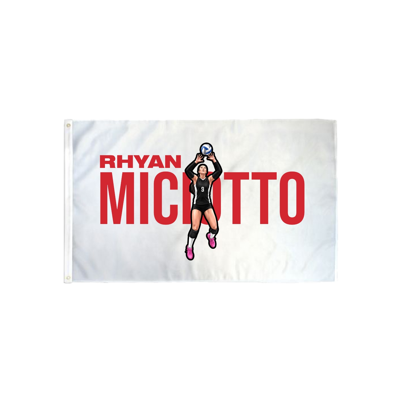 3x5 Flag — Player Name in Classic