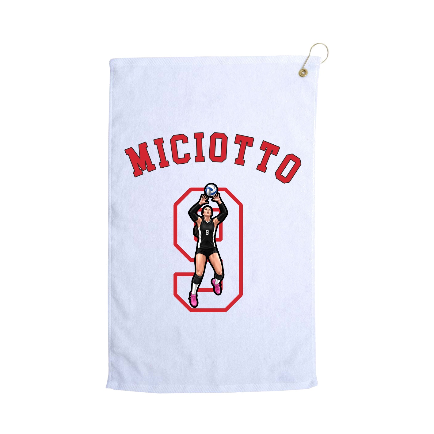 Golf Towel — Shirsey Arch in White