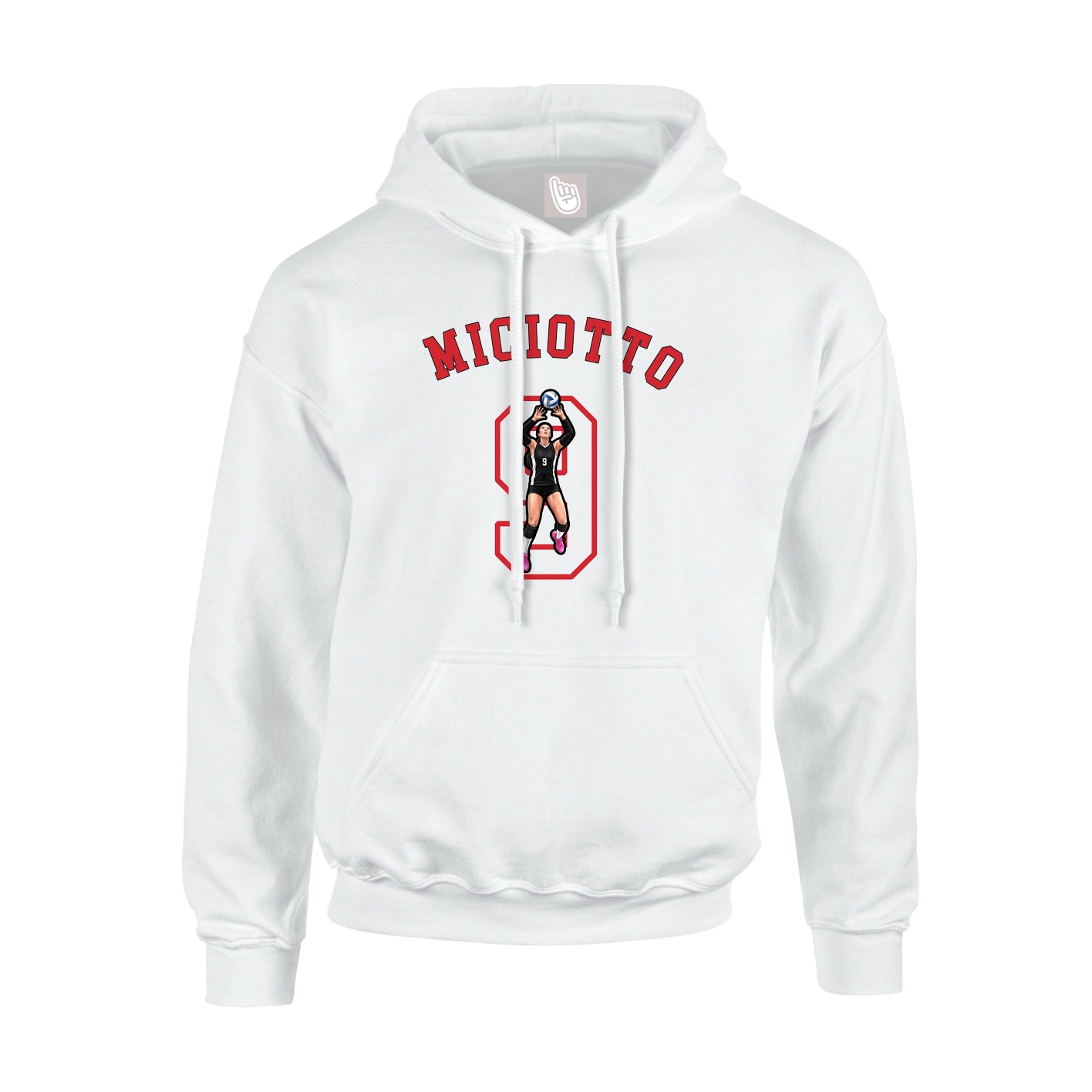 Hoodie — Shirsey Arch in White