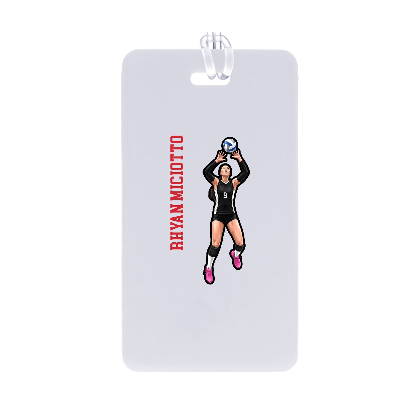 Bag Tag — Name Vertical in Classic