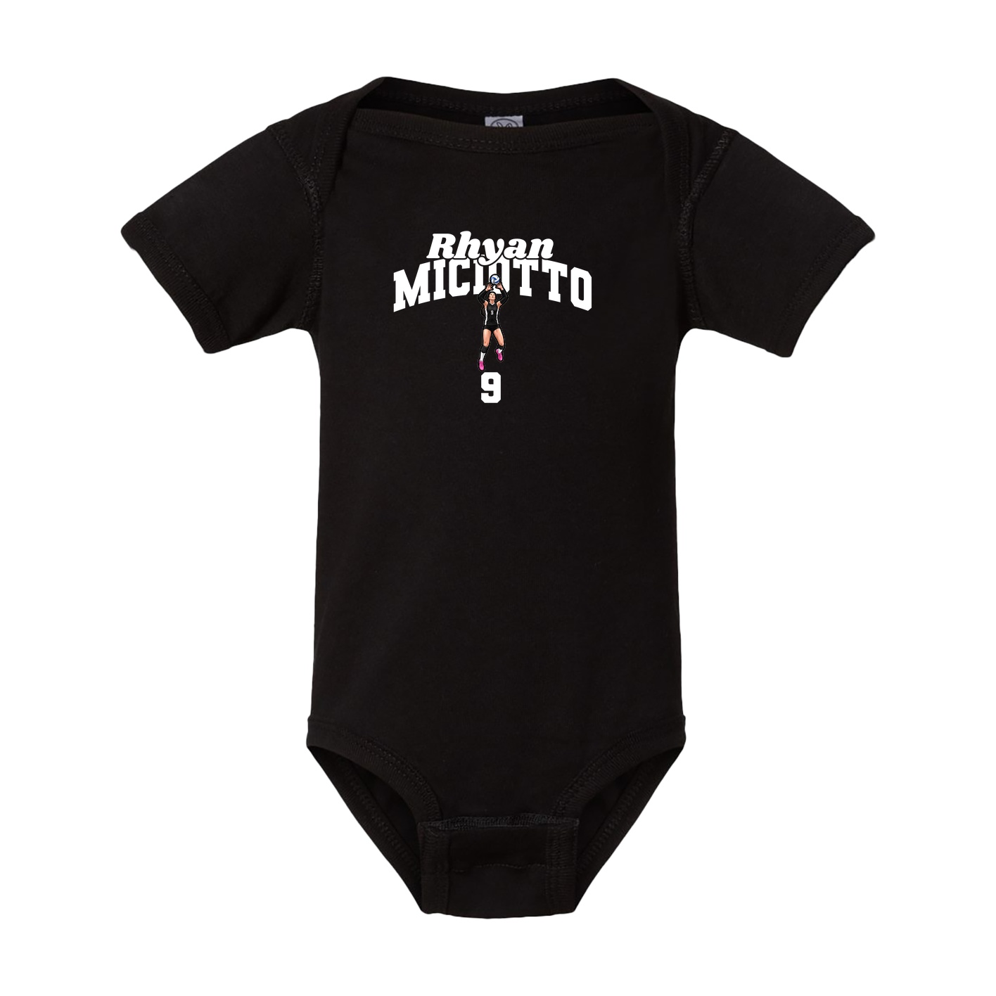 Baby Onesie — Signature Arch in Black