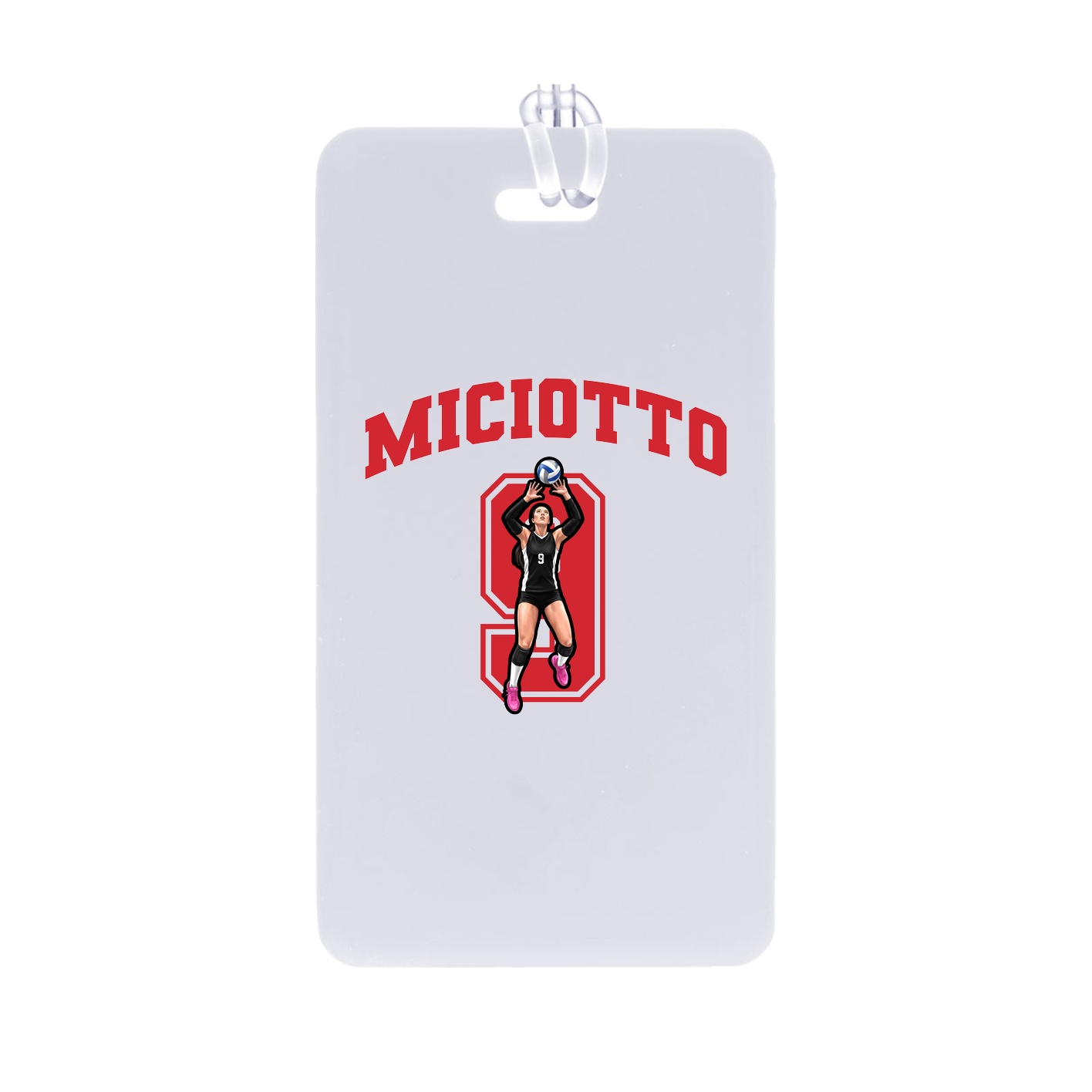 Bag Tag — Number in Classic