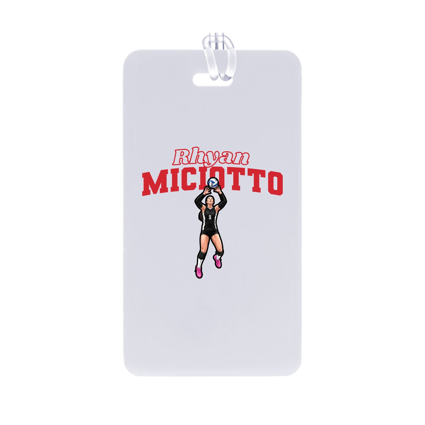 Bag Tag — Name Arch in Classic