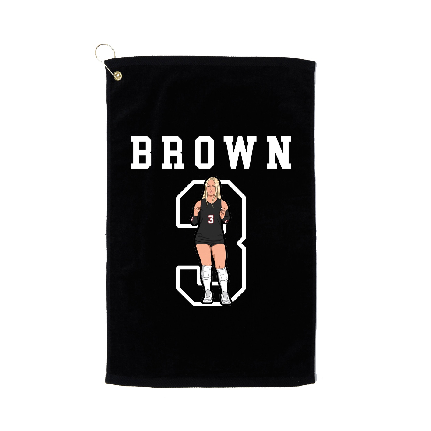 Golf Towel — Shirsey in Black