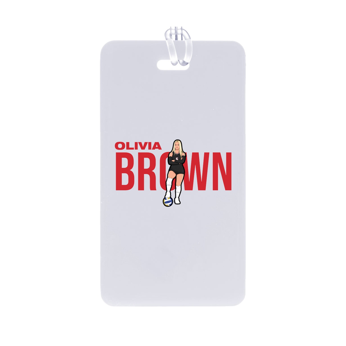 Bag Tag — Player Name in Classic