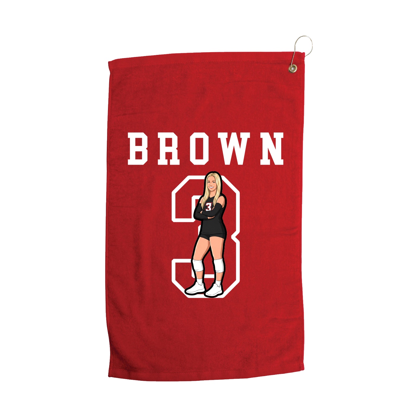 Golf Towel — Shirsey in Red