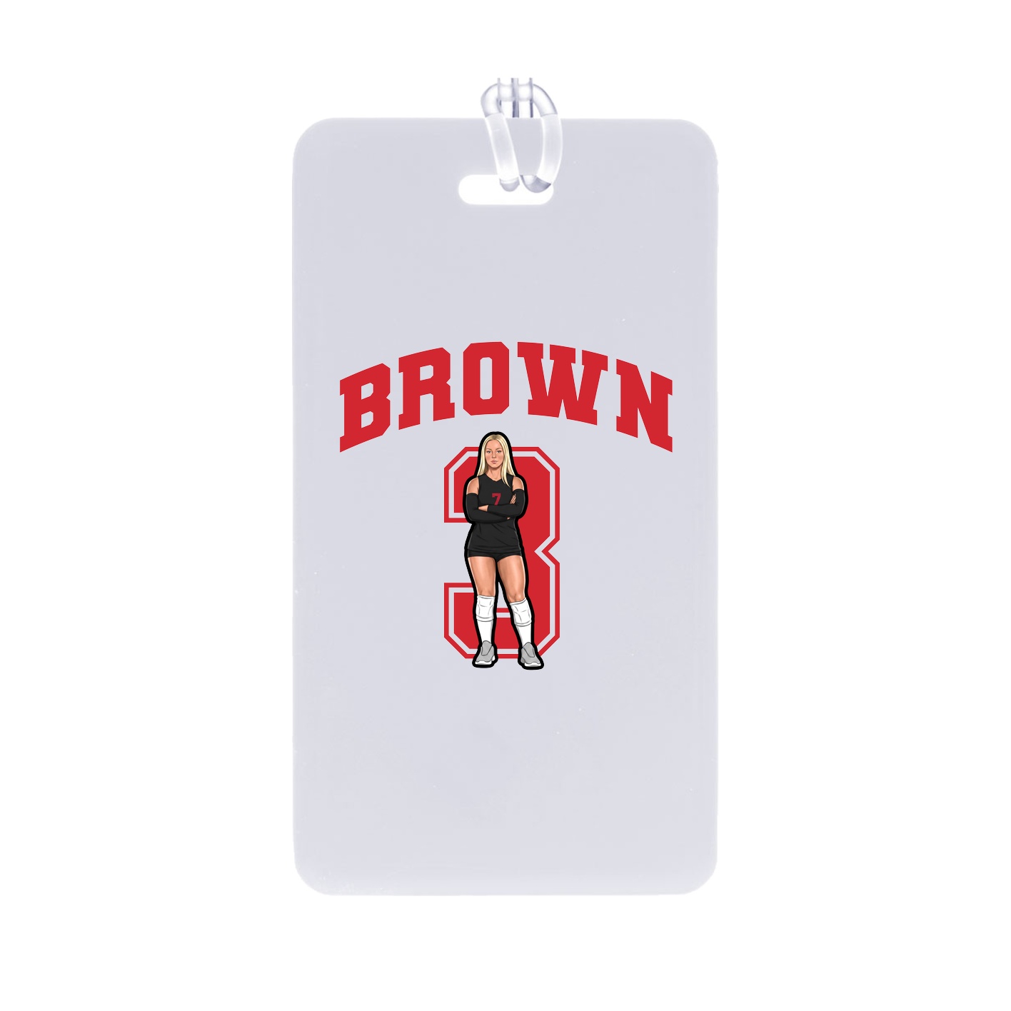 Bag Tag — Number in Classic