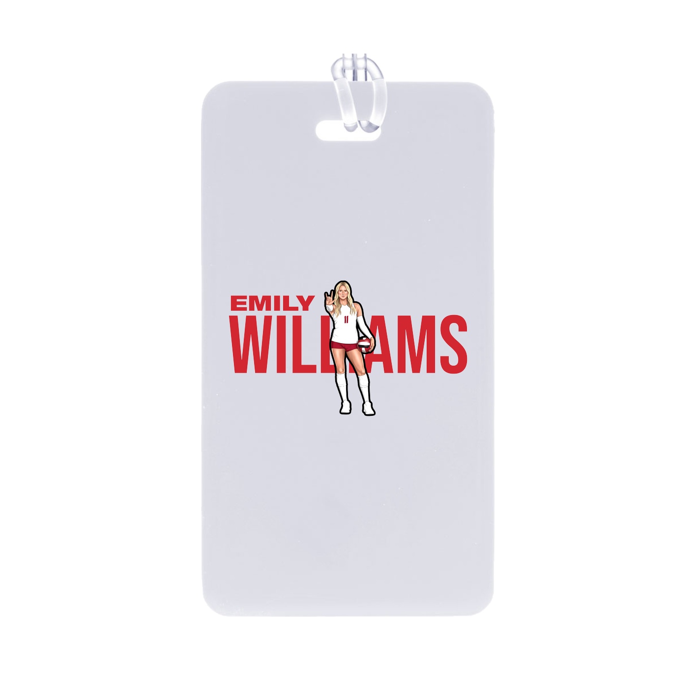 Bag Tag — Player Name in Classic