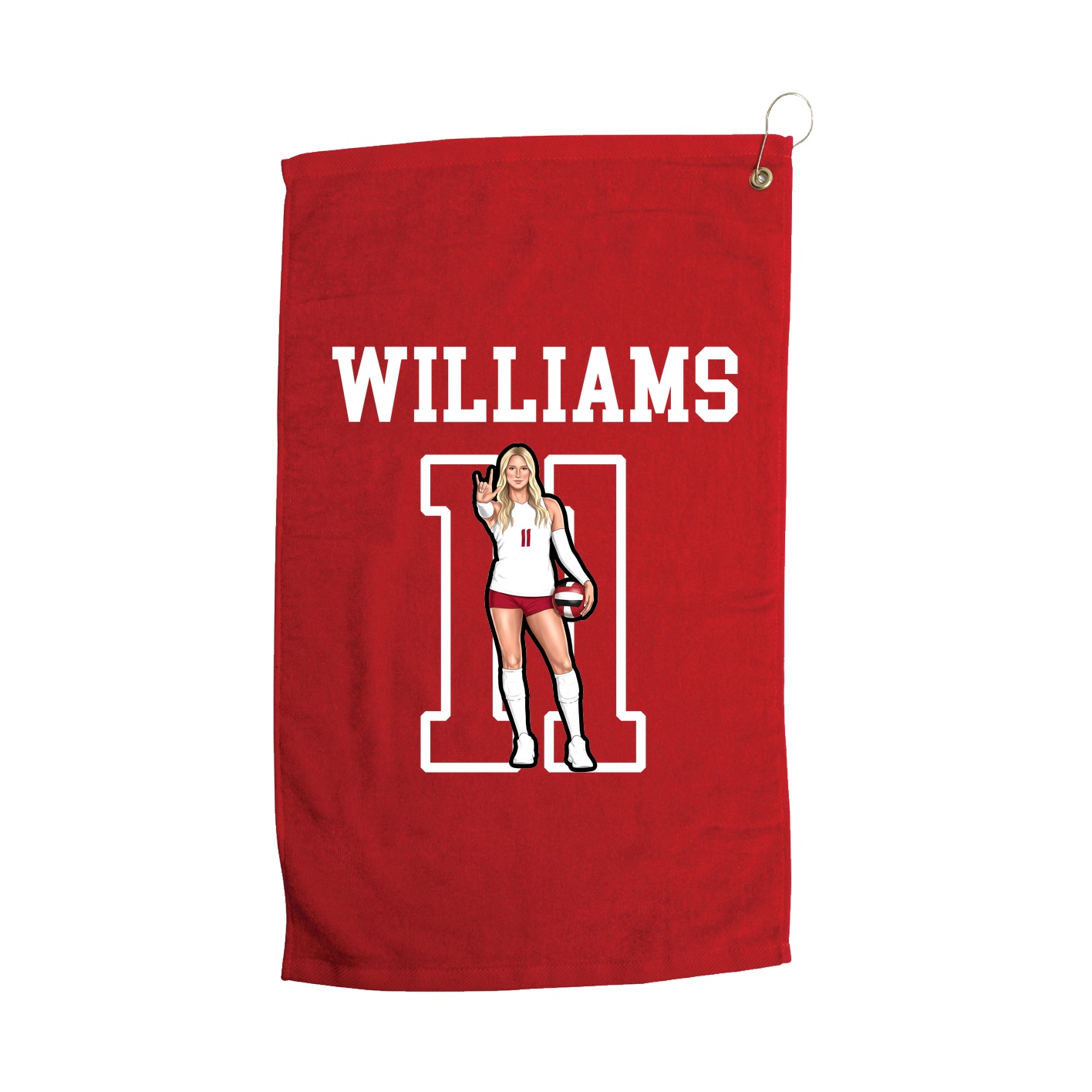 Golf Towel — Shirsey in Red