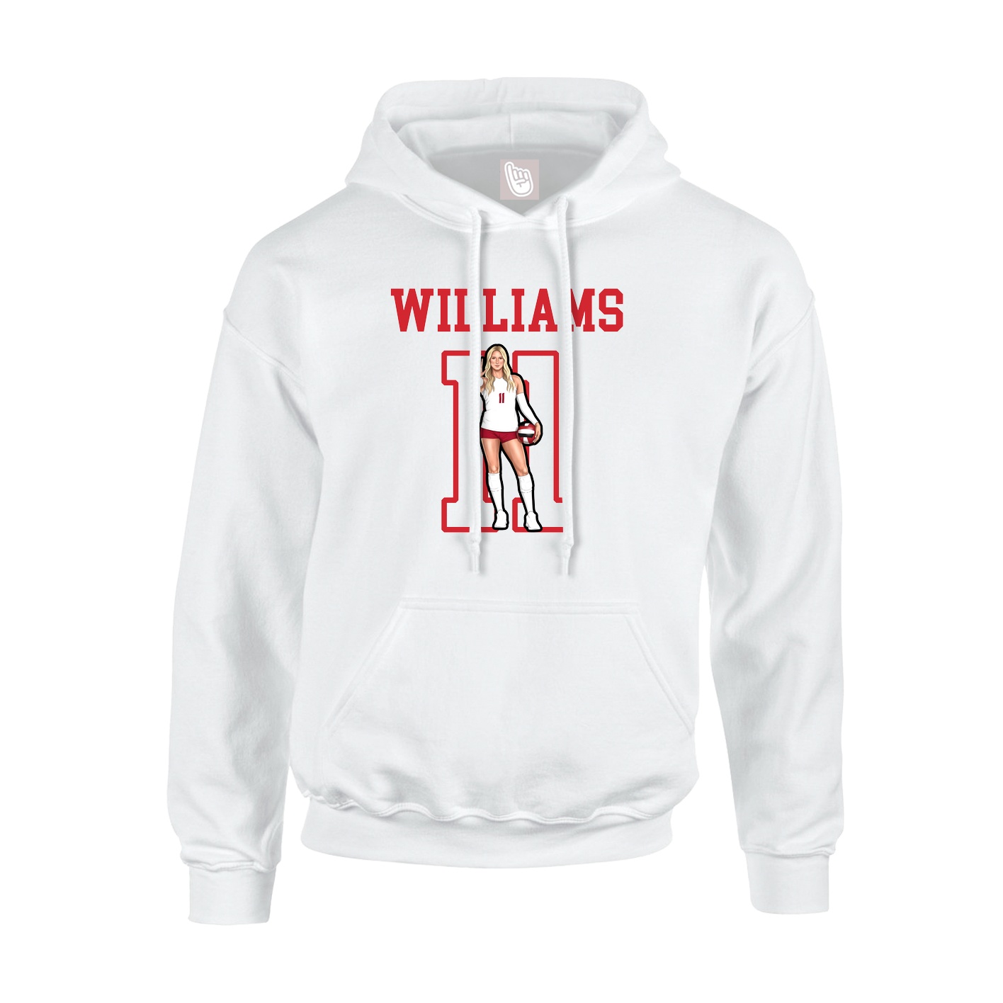 Youth Hoodie — Shirsey in White