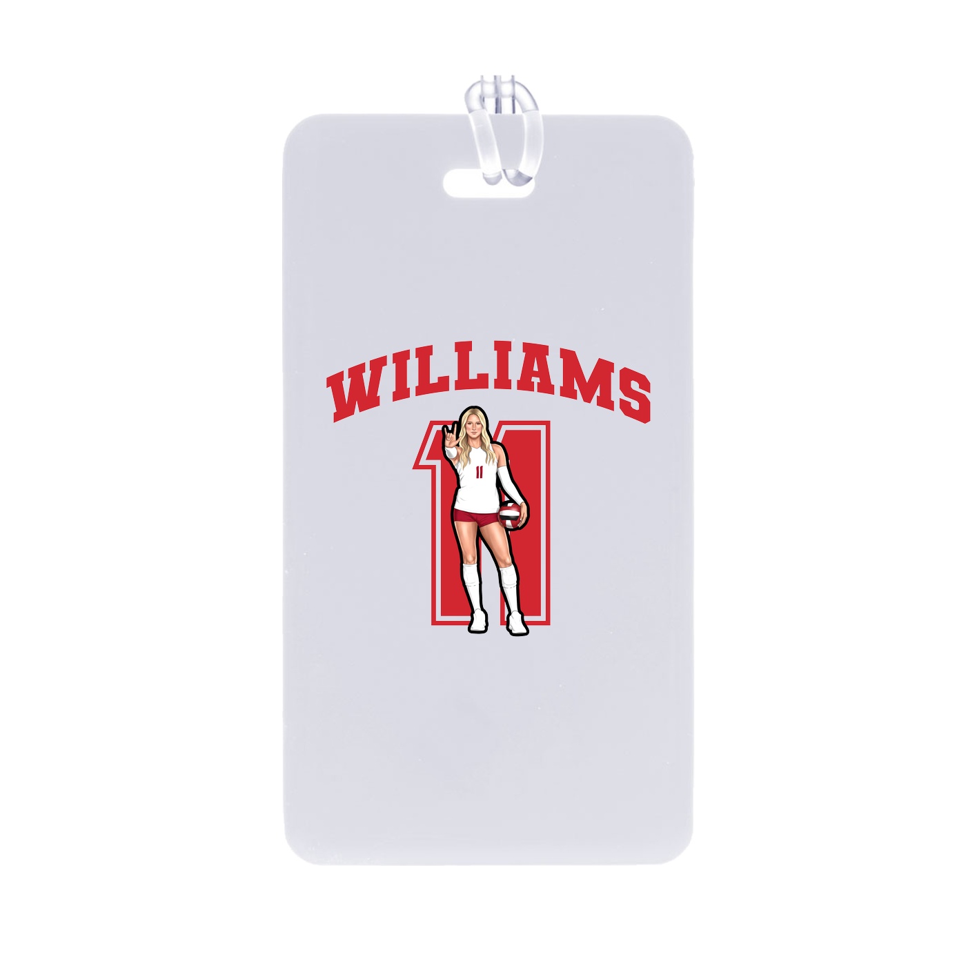 Bag Tag — Number in Classic