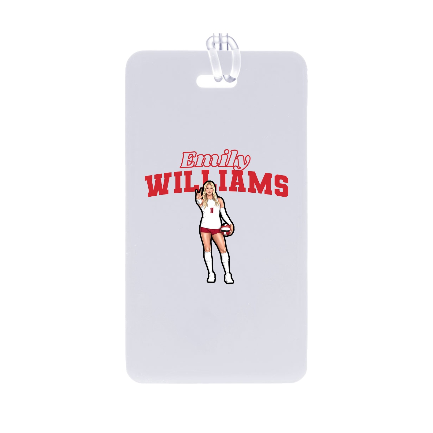 Bag Tag — Name Arch in Classic