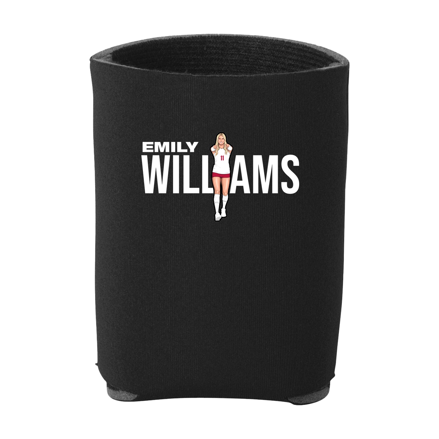 Can Holder — Player Name in Black