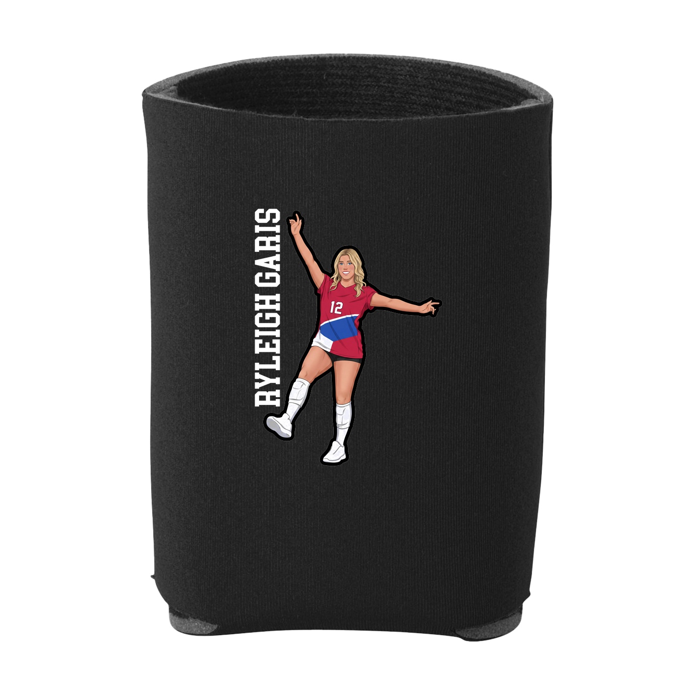 Can Holder — Name Vertical in Black