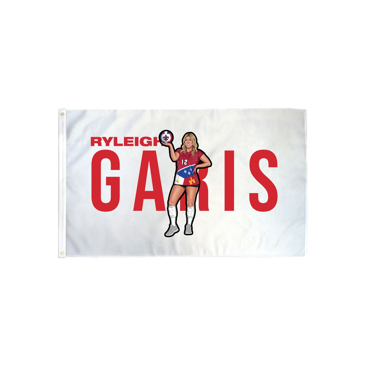 3x5 Flag — Player Name in Classic