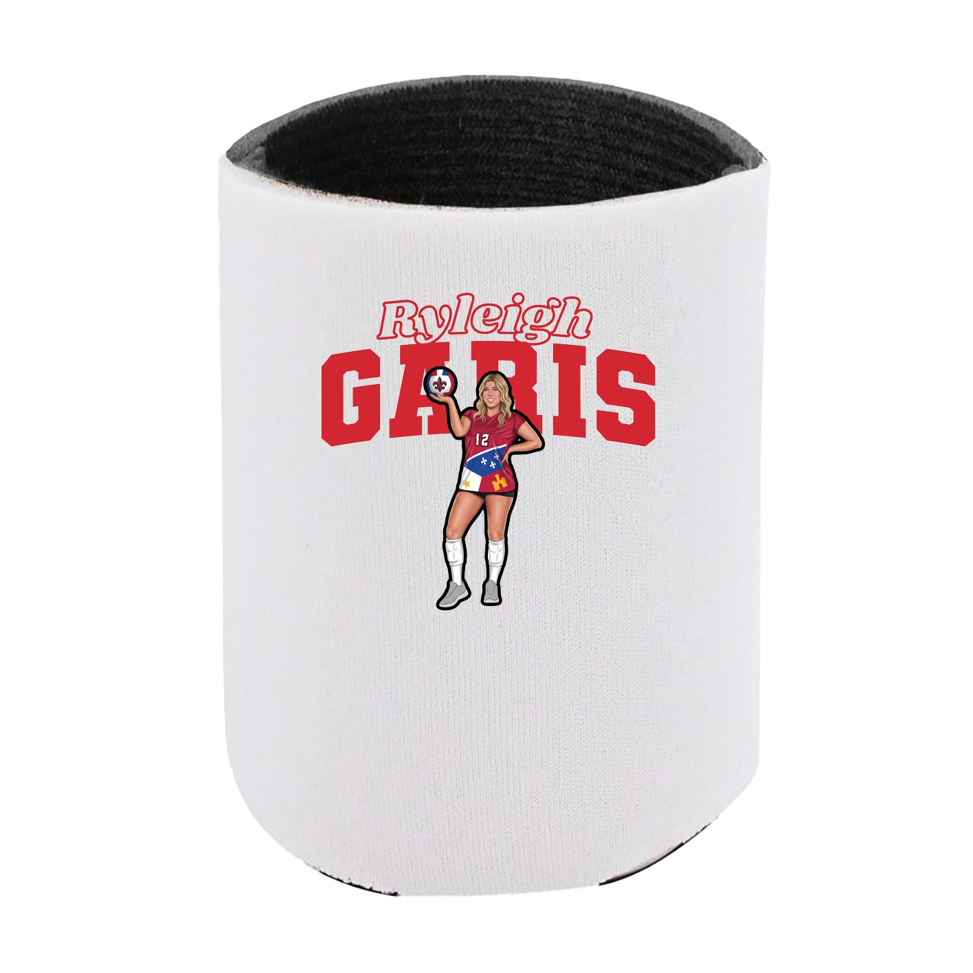 Can Holder — Name Arch in White