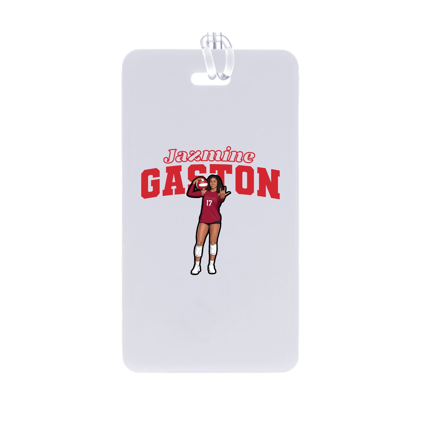 Bag Tag — Name Arch in Classic