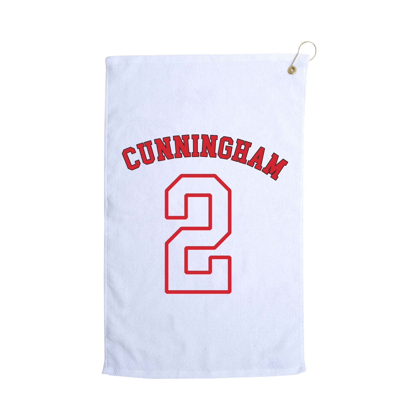 Golf Towel — Shirsey Arch in White