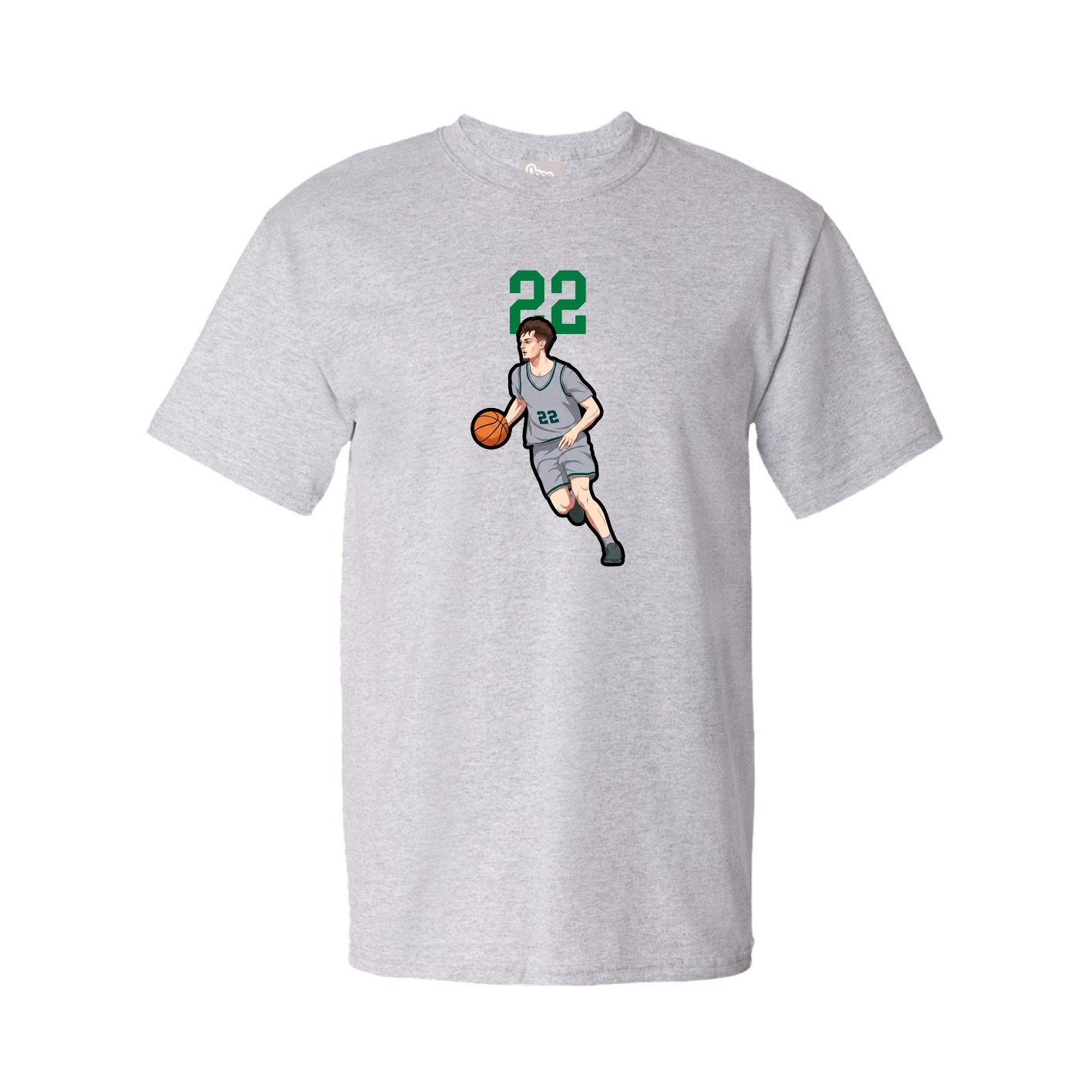Tee — Number Top in Grey