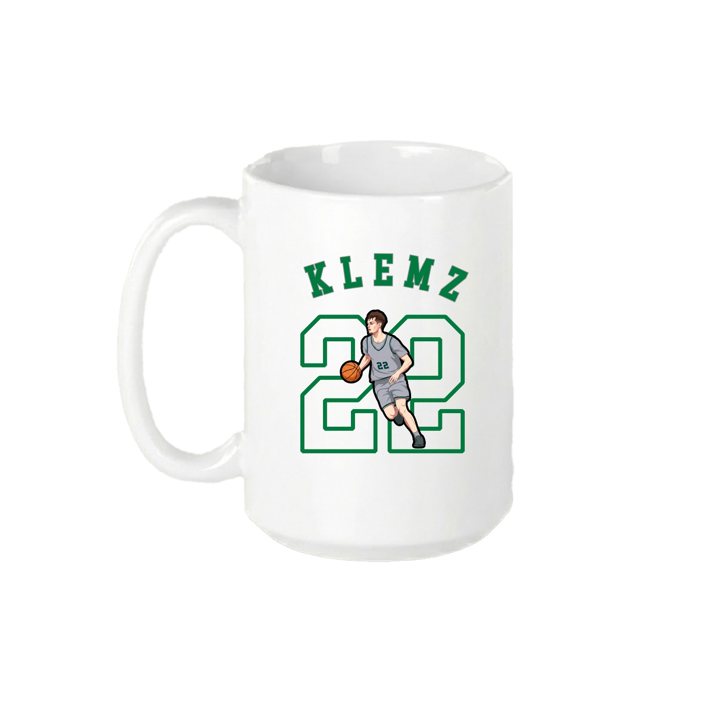 15oz Coffee Mug — Shirsey Arch in White