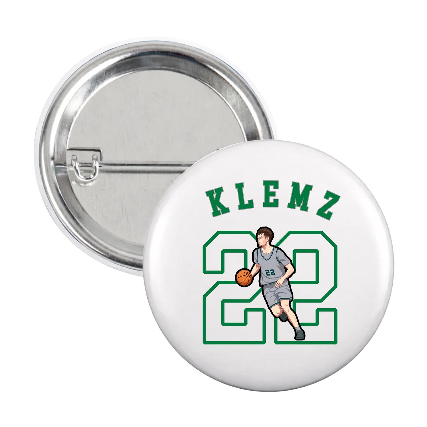 Game Day Button — Shirsey Arch in White