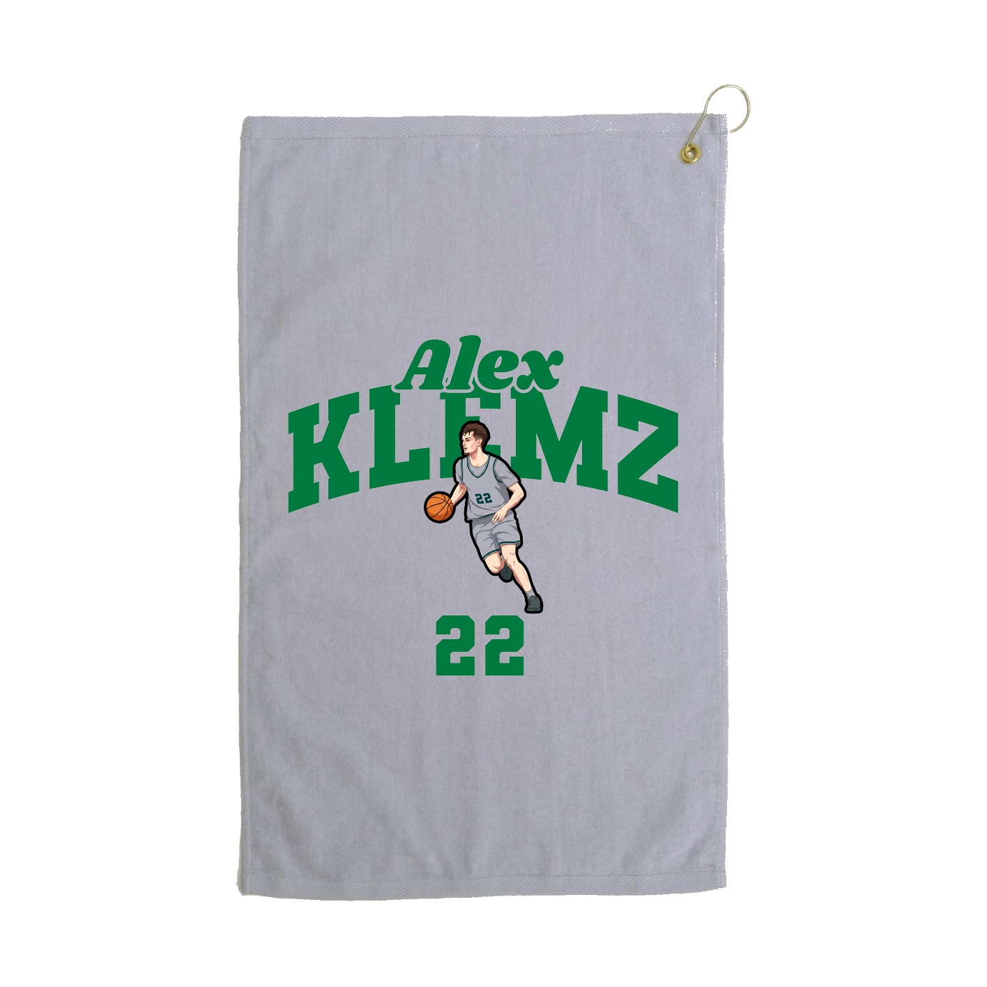 Golf Towel — Signature Arch in Grey