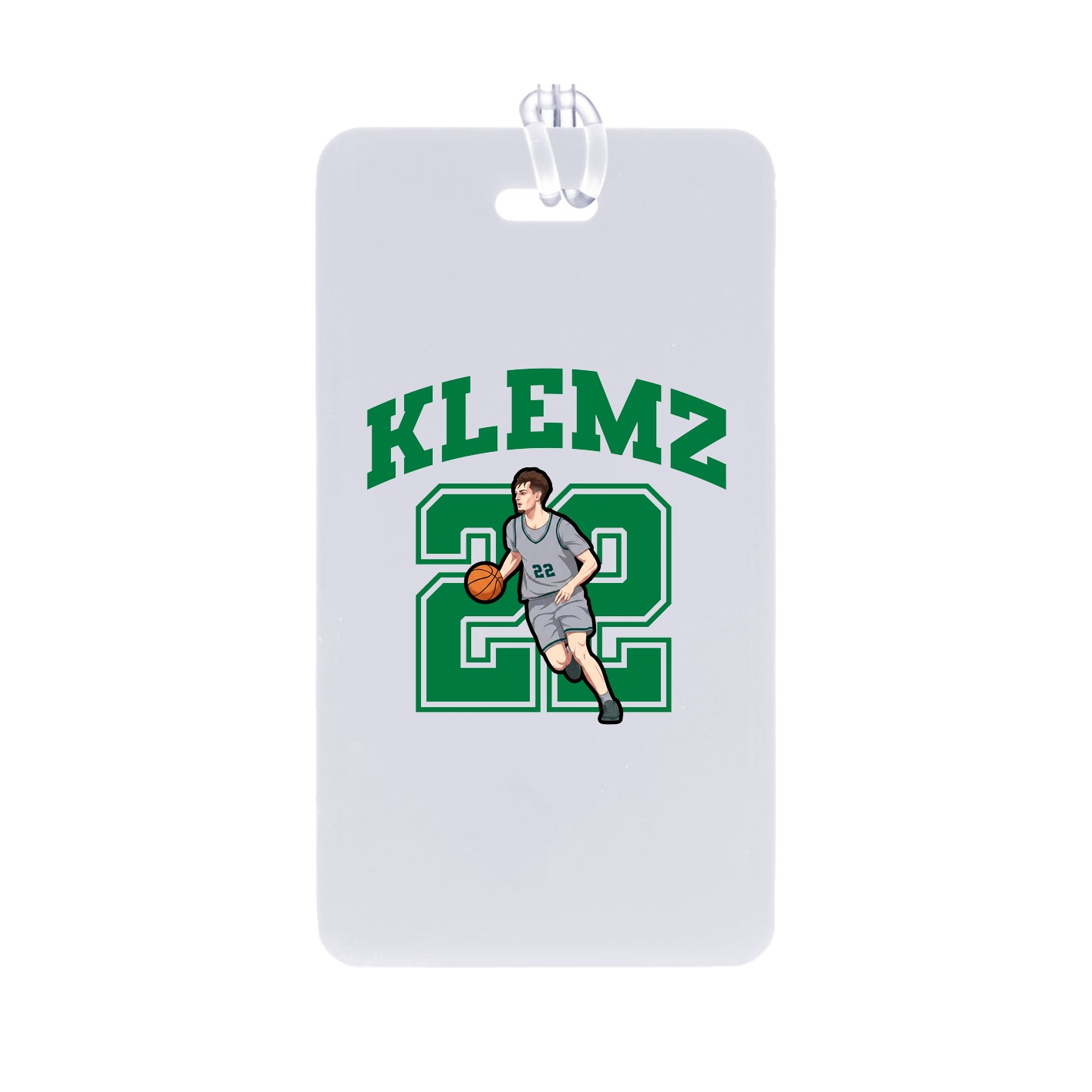 Bag Tag — Number in Classic