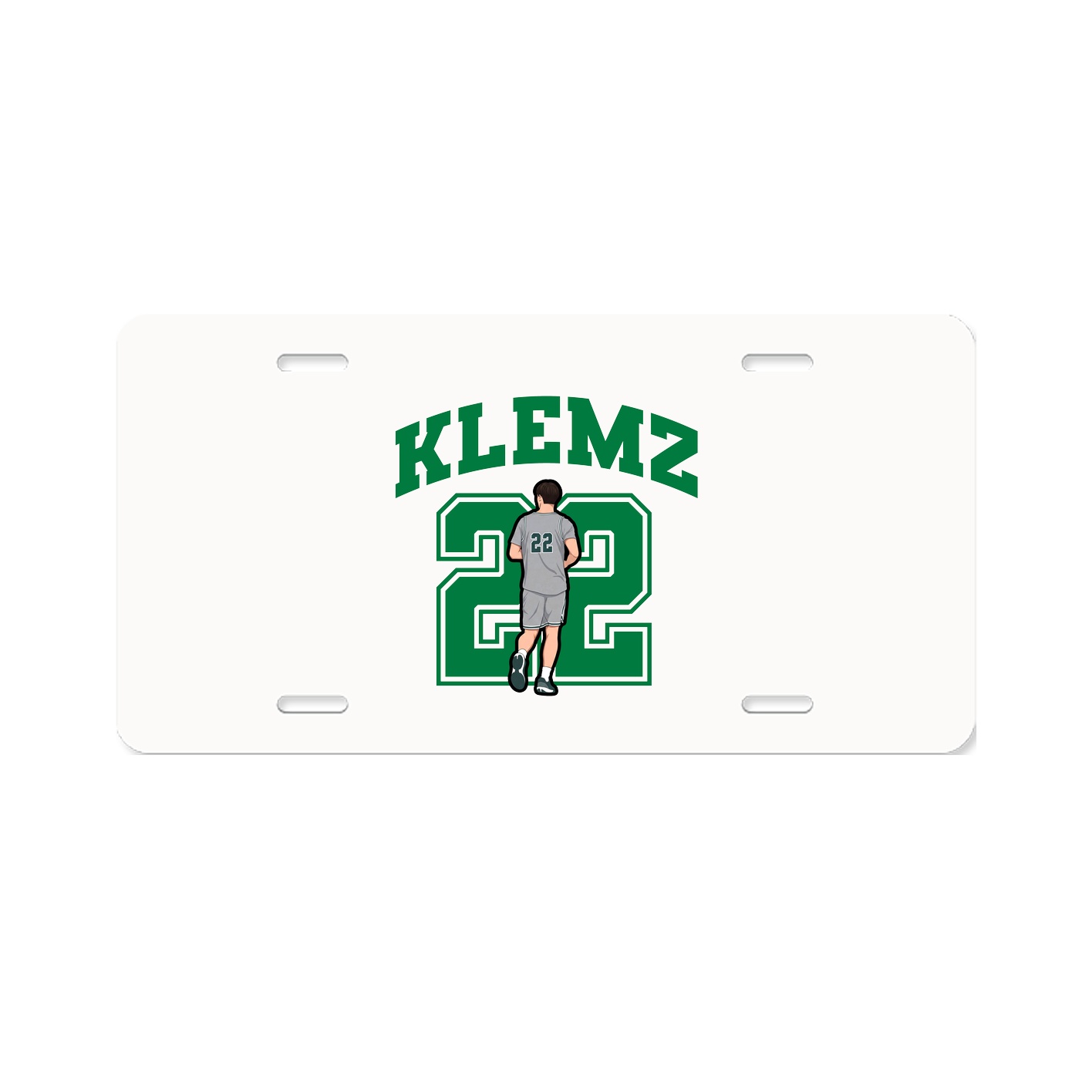License Plate — Number in Classic