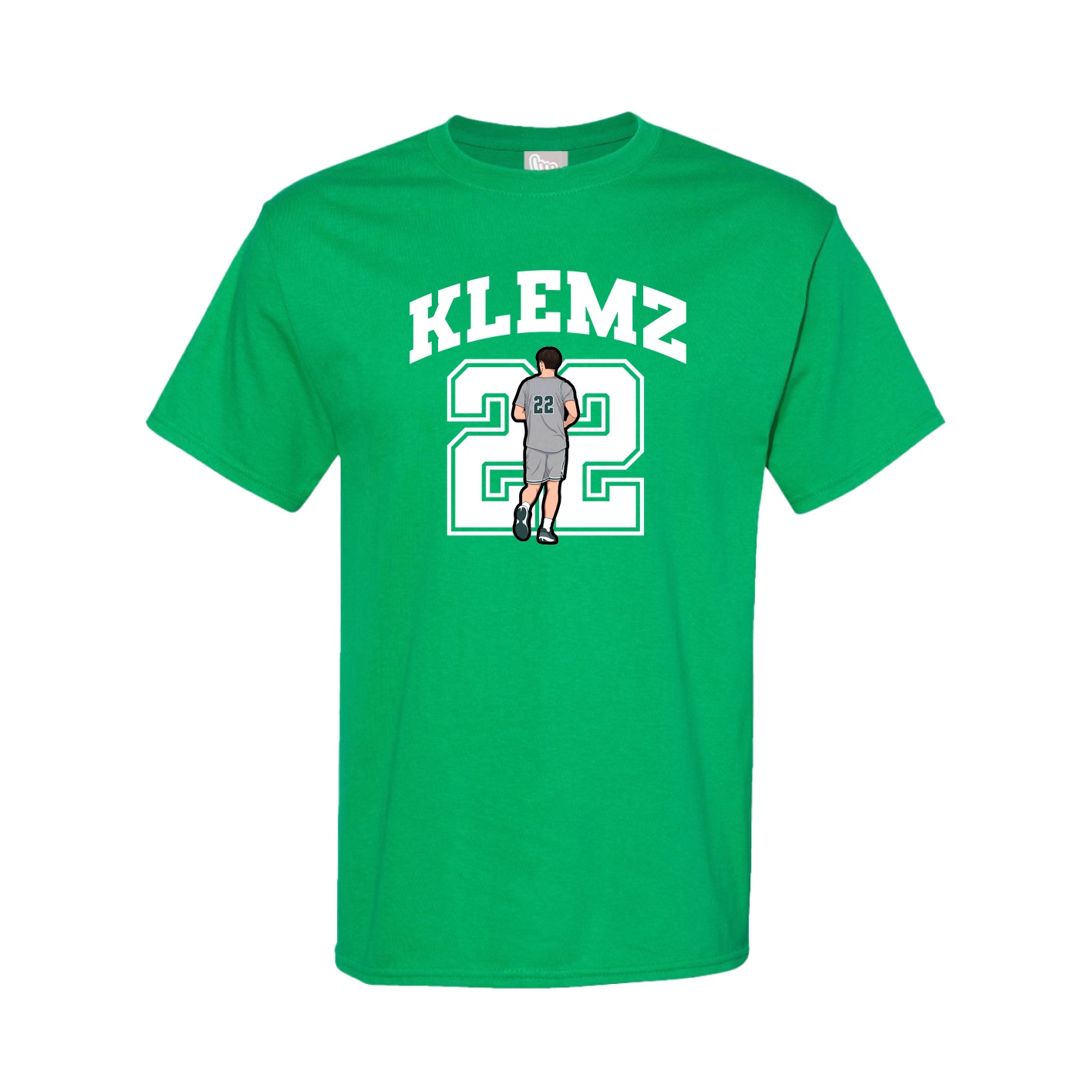 Youth Tee — Number in Green