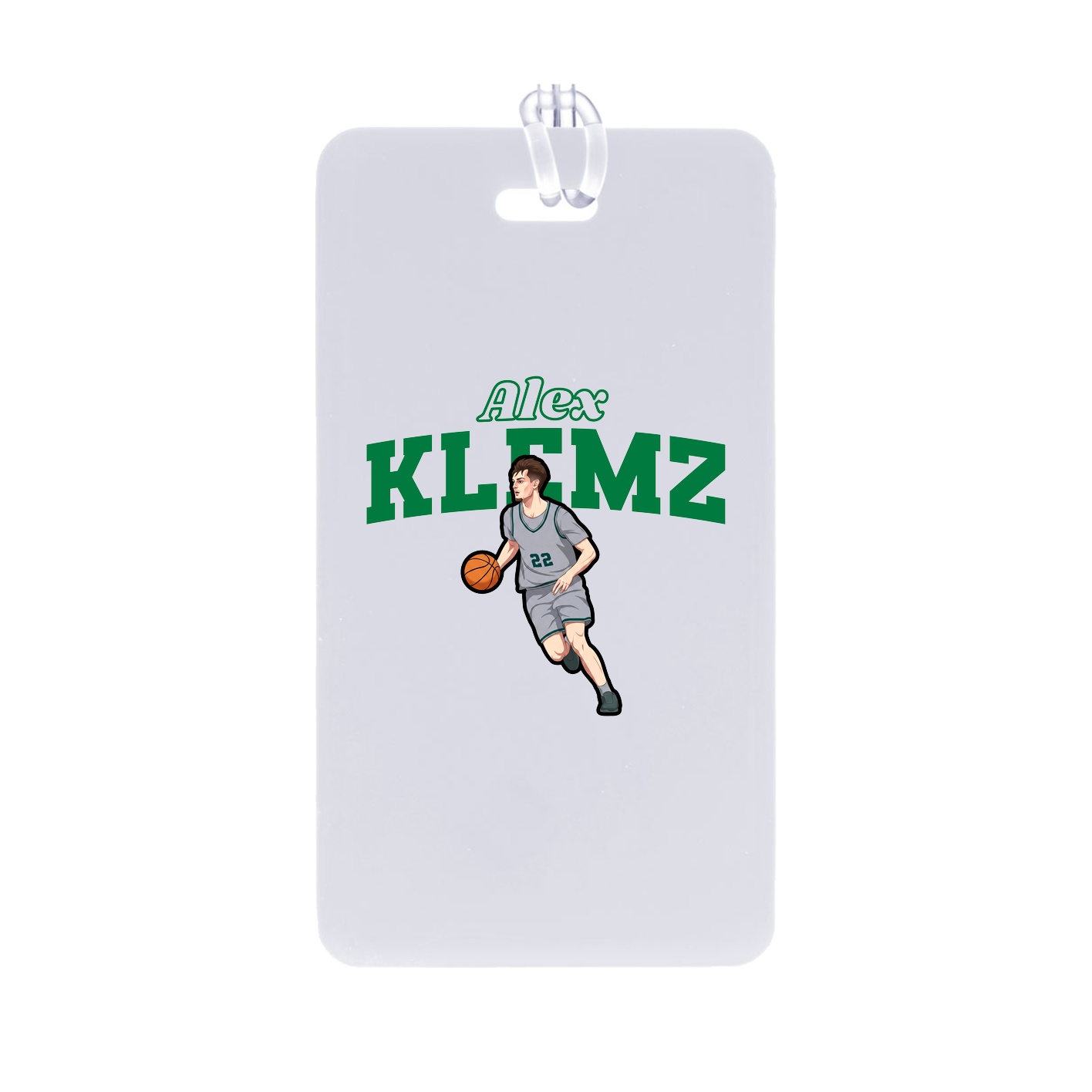 Bag Tag — Name Arch in Classic