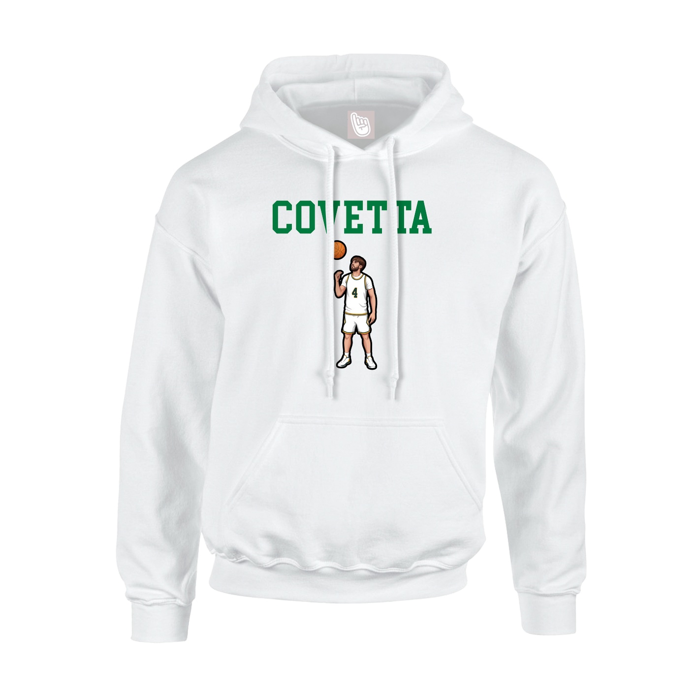 Hoodie — Shirsey in White