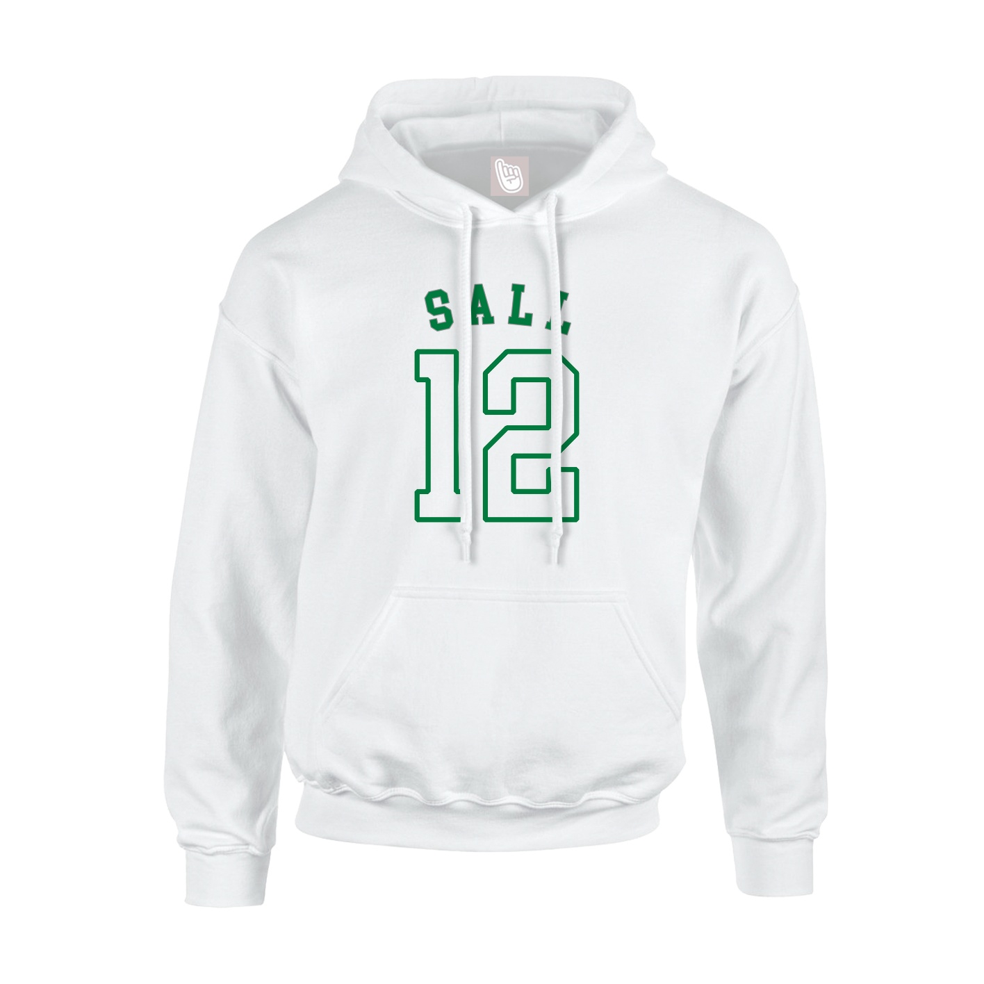 Hoodie — Shirsey Arch in White