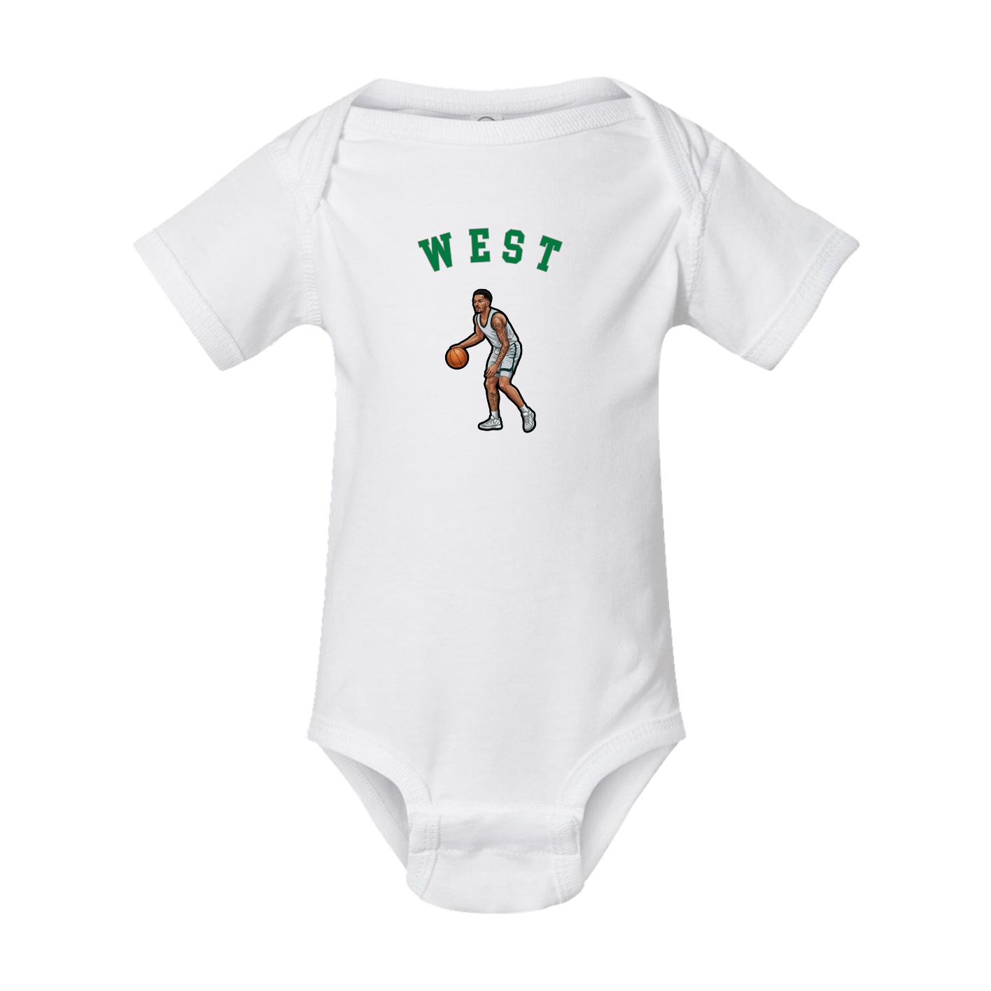 Baby Onesie — Shirsey Arch in White