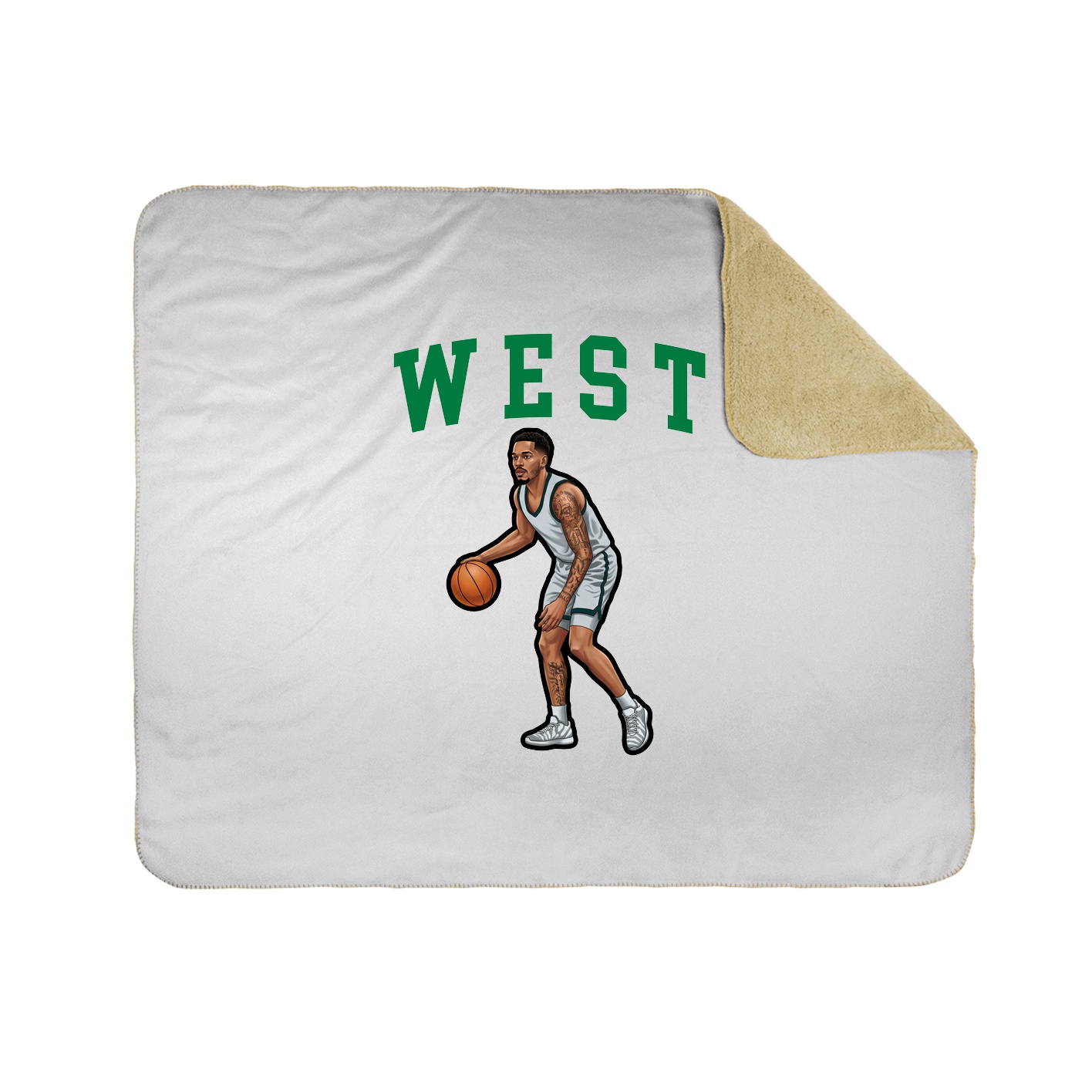 Throw Blanket — Shirsey in White