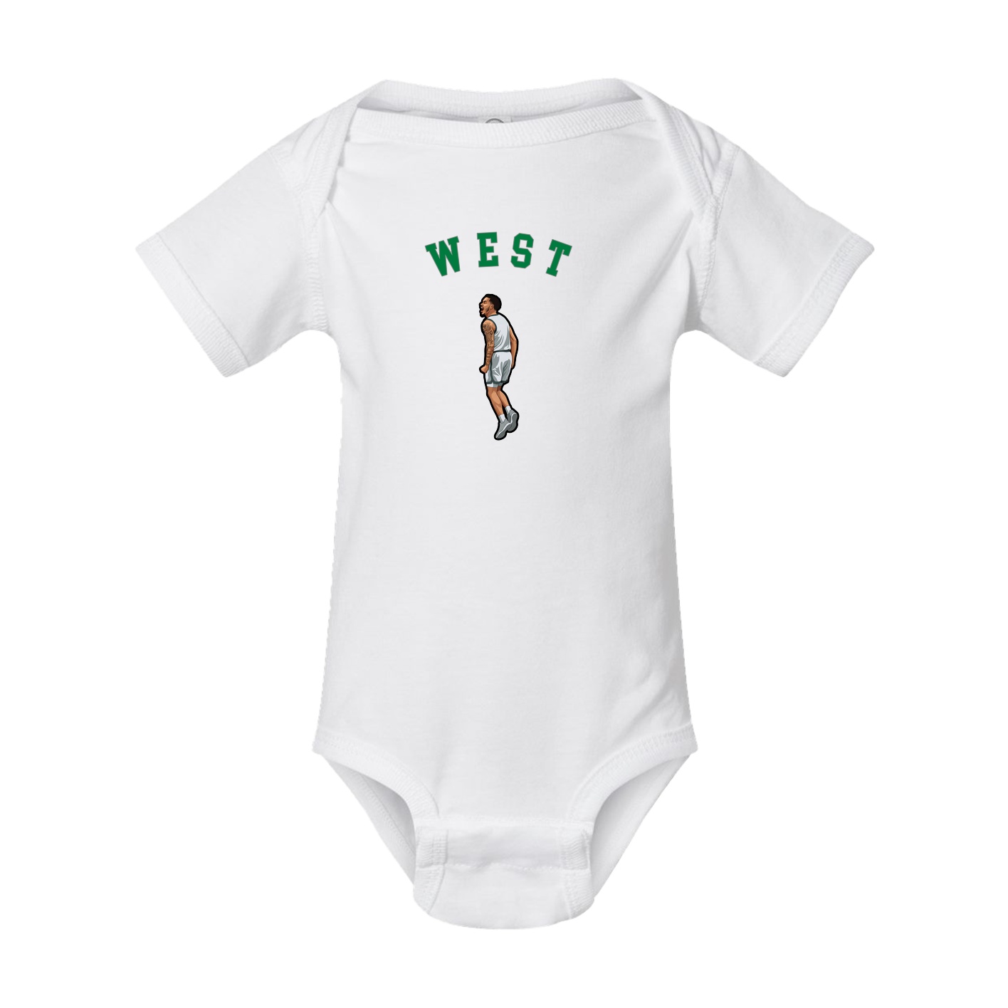 Baby Onesie — Shirsey Arch in White