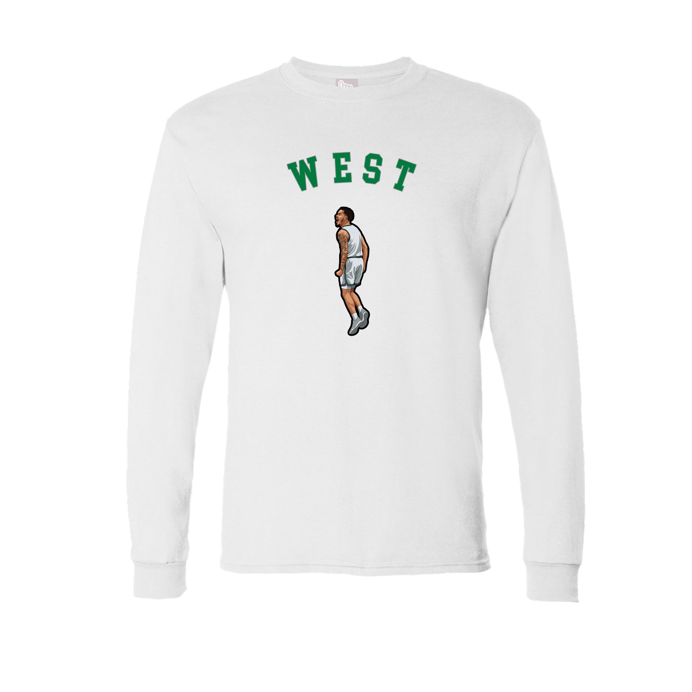 Long Sleeve Tee — Shirsey Arch in White