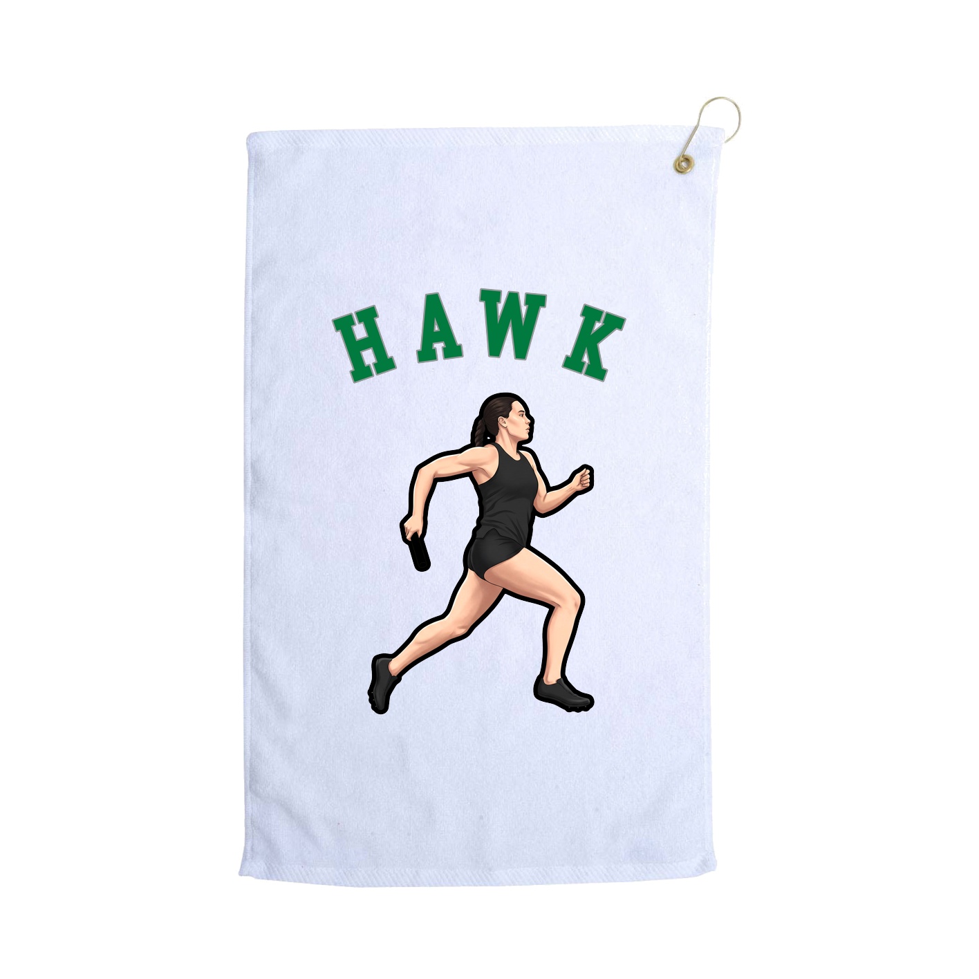 Golf Towel — Shirsey Arch in White