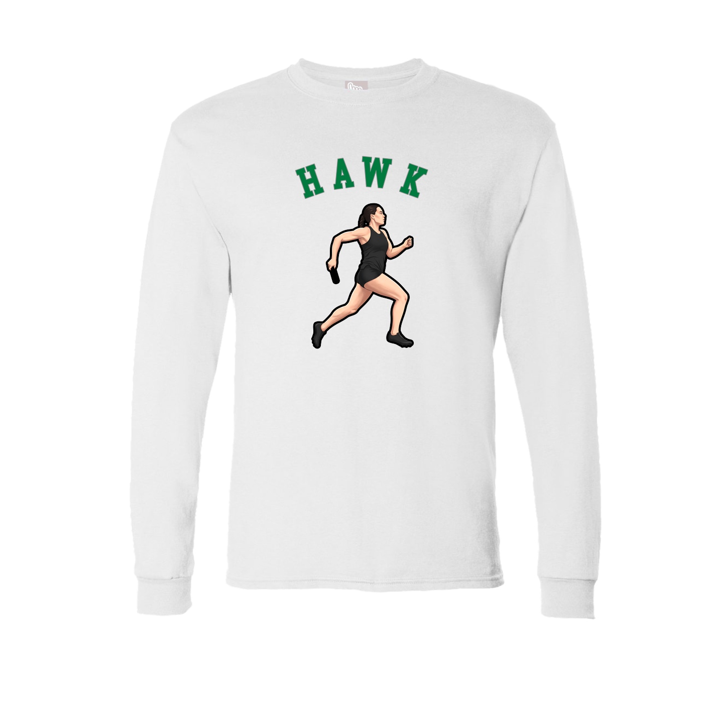 Long Sleeve Tee — Shirsey Arch in White