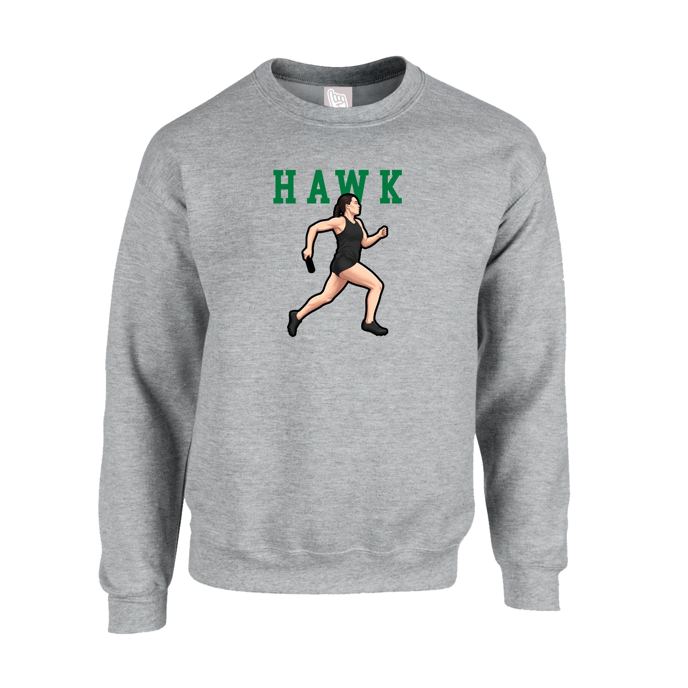 Fleece Crew — Shirsey in Grey