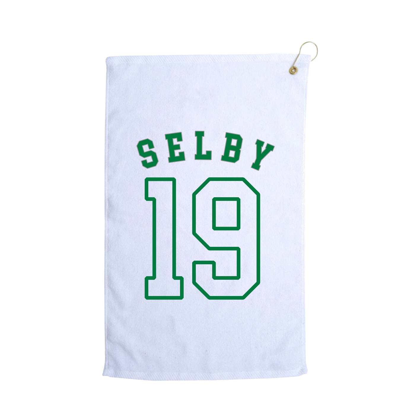 Golf Towel — Shirsey Arch in White