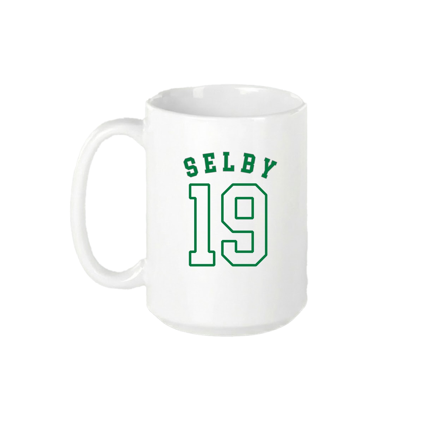 15oz Coffee Mug — Shirsey Arch in White