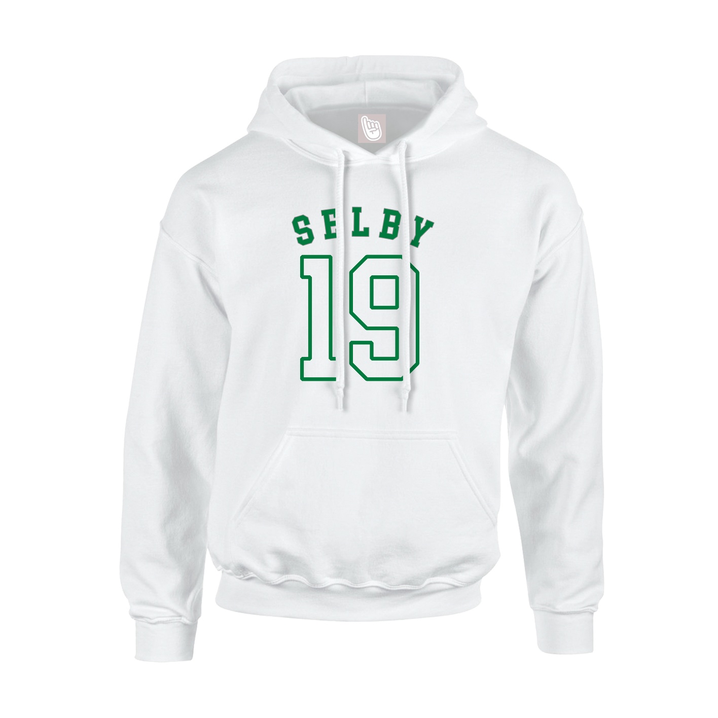 Hoodie — Shirsey Arch in White