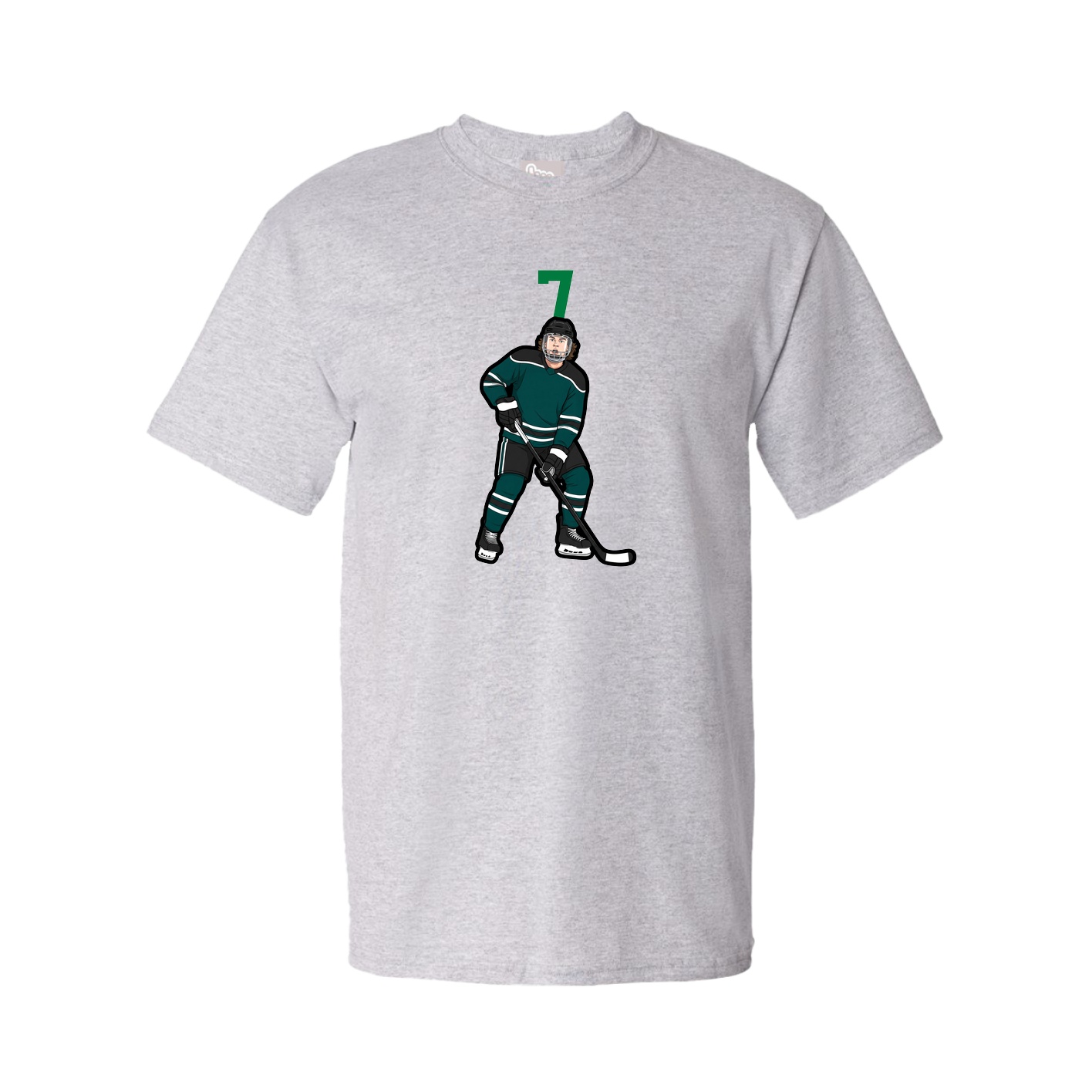 Tee — Number Top in Grey