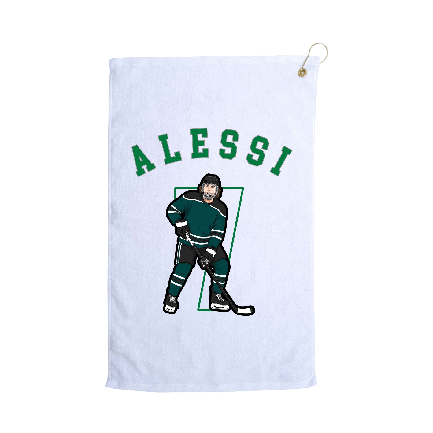 Golf Towel — Shirsey Arch in White
