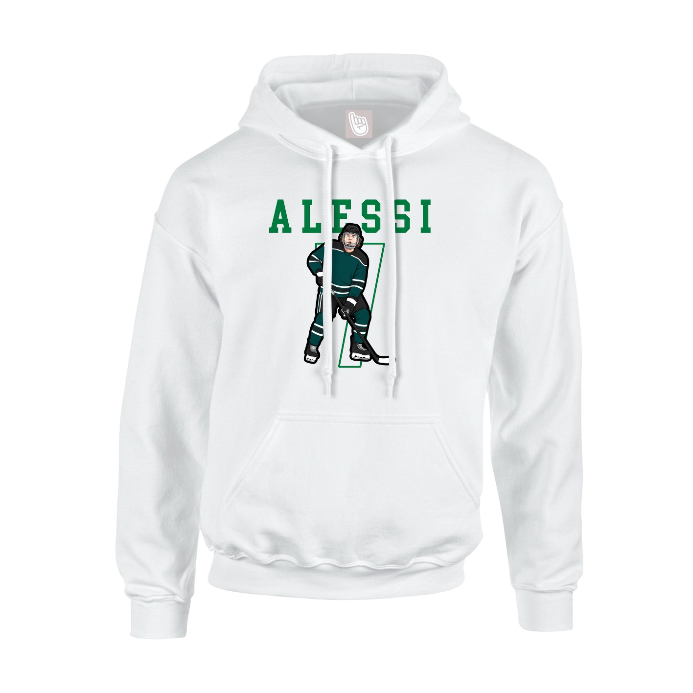 Hoodie — Shirsey in White