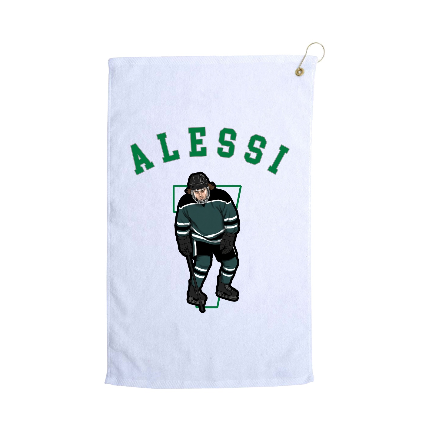 Golf Towel — Shirsey Arch in White