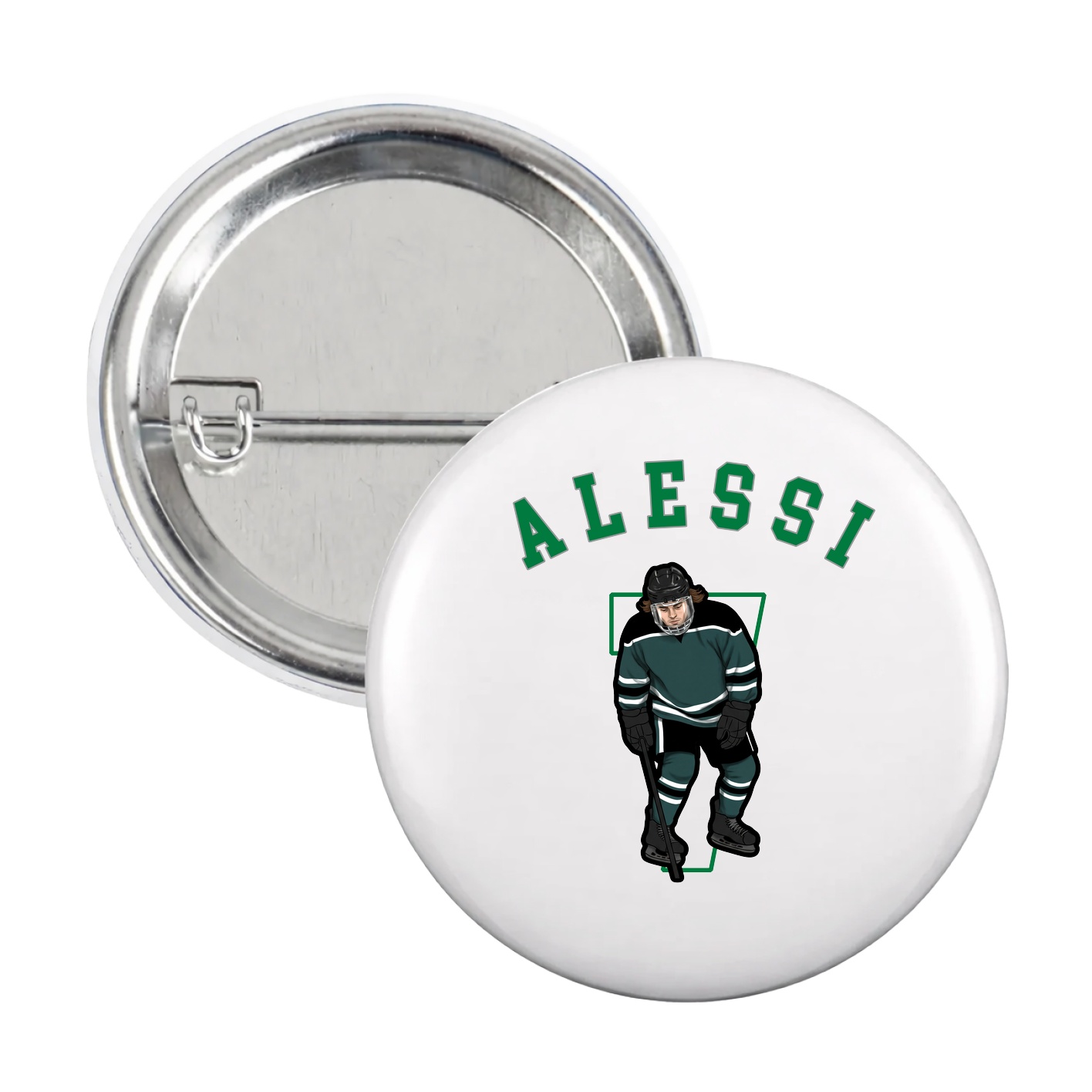 Game Day Button — Shirsey Arch in White